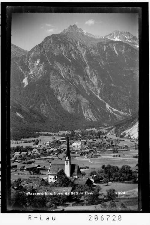 Nassereith und Dormitz 843 m Tirol