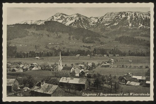 Lingenau / Bregenzerwald mit Winterstaude