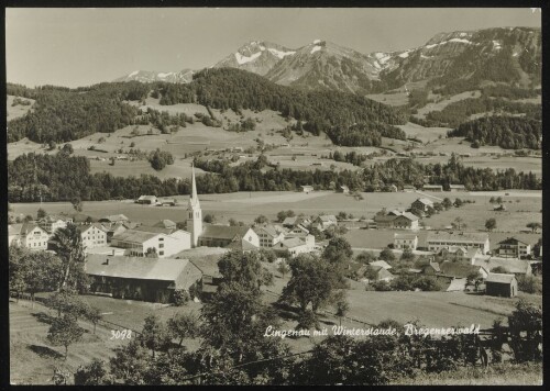 Lingenau mit Winterstaude, Bregenzerwald