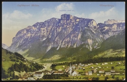 Luftkurort Mellau (Vorarlberg) : Canisfluh (2042 m)