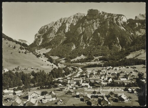 Mellau mit Kanisfluh 2047 m Bregenzerwald