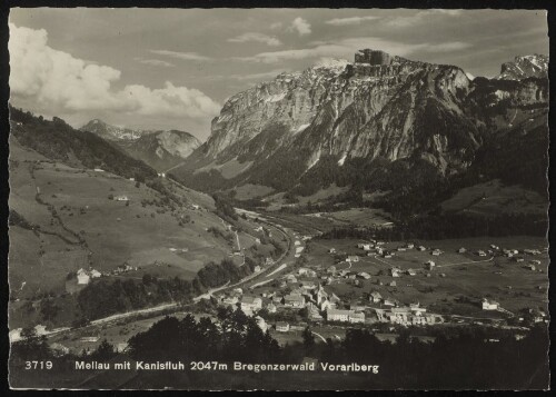 Mellau mit Kanisfluh 2047 m Bregenzerwald Vorarlberg