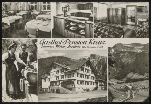 Gasthof-Pension Kreuz Mellau 736 m, Austria