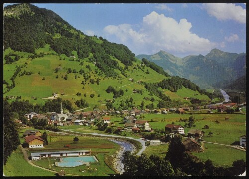 [Mellau] : [Mellau im Bregenzerwald mit Schwimmbad ...]