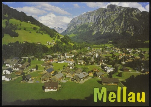 Mellau : [Mellau im Bregenzerwald, gegen Kanisfluh, 2047 m, Vorarlberg, Österreich ...]