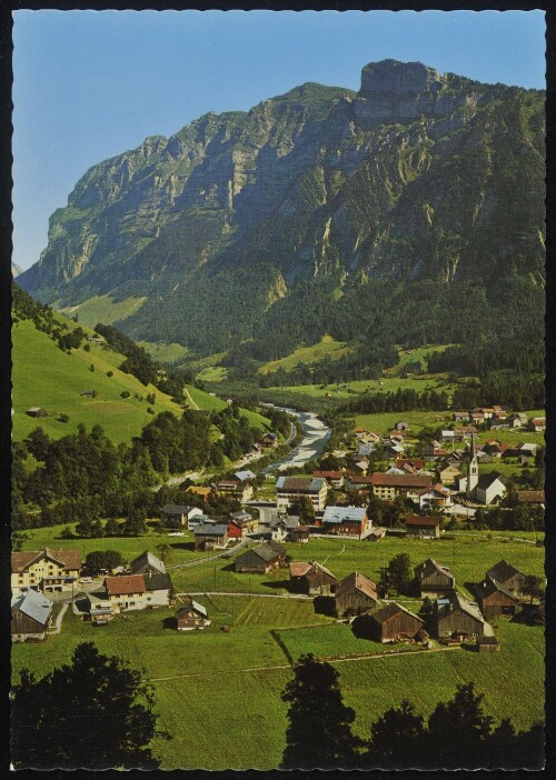 [Mellau] : [Mellau mit Kanisfluh, 2047 m, im Bregenzerwald ...]