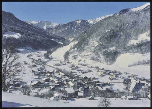 [Mellau] : [Wintersportplatz Mellau im Bregenzerwald gegen Mellental und Hoher Freschen Vorarlberg, Austria ...]