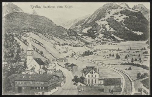 Reuthe, Gasthaus zum Engel : [Postkarte Carte postale ...]
