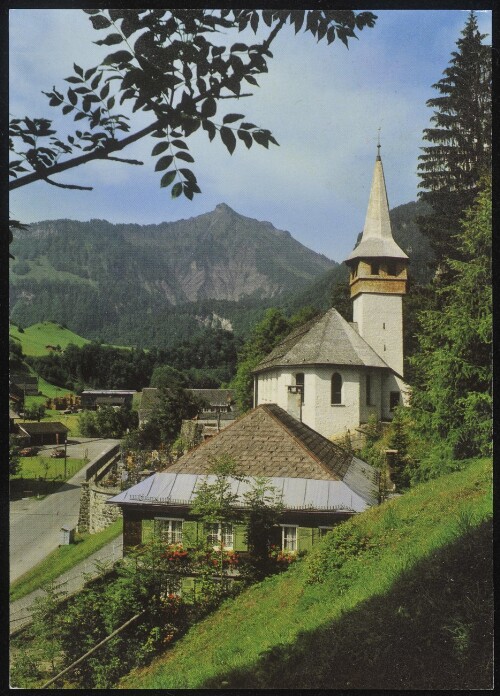 [Reuthe] : [Reuthe im Bregenzerwald mit Hangspitze Vorarlberg, Österreich ...]