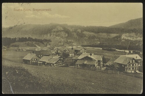 Reuthe-Baien, Bregenzerwald