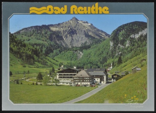 [Reuthe] Bad Reuthe : [Bad Reuthe Kurhotel, Moorheilbad A-6870 Reuthe Telefon 0 55 14 / 22 65 Bregenzerwald, Österreich ...]