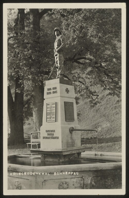 Kriegerdenkmal Schnepfau