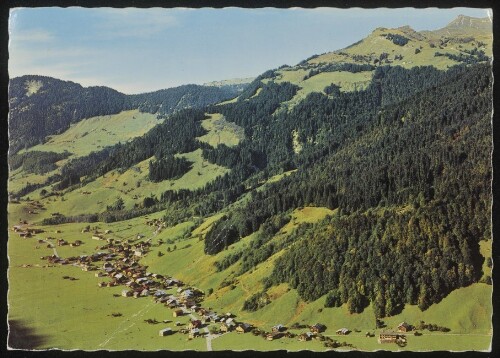 [Schoppernau] : [Schoppernau mit Didamskopf, 2090 m, Bregenzerwald, Vorarlberg ...]