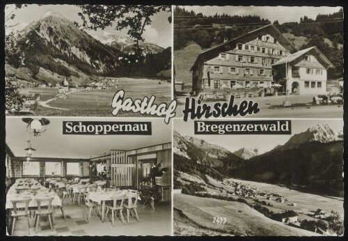 Gasthof Hirschen Schoppernau Bregenzerwald