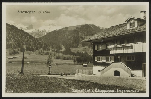 Gasthof Rößle, Schoppernau, Bregenzerwald : Zitterklapfen 2046 m