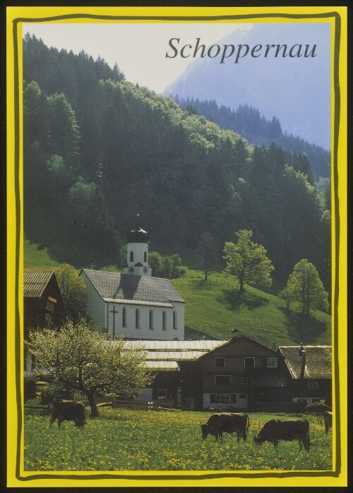 Schoppernau : [Schoppernau, 860-2100 m im Bregenzerwald Infos im Tourismusbüro Tel. 0043(0)5515/2495 ...]