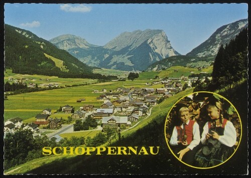 Schoppernau : [Schoppernau, Bregenzerwald gegen Kanisfluh, 2047 m ...]