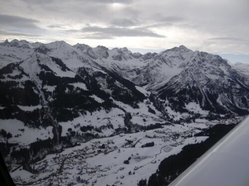 [Mittelberg - Winter, Hirschegg, Hammerspitze, Schafalpenköpfe, Elferkopf]