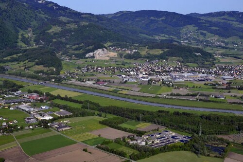 [Meiningen - Abwasserverband Region Feldkirch, Blick Oberriet]