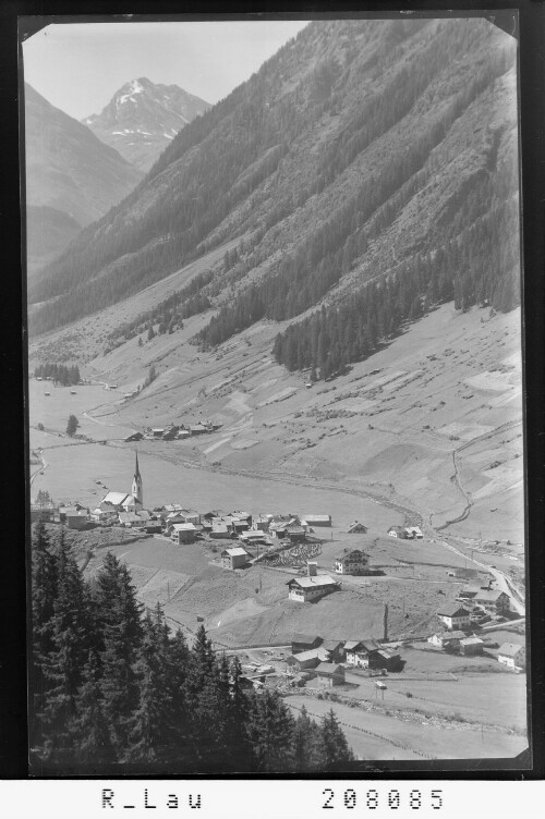 Ischgl Paznauntal Tirol gegen Vallüla