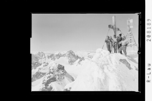 Silvretta / Piz Buin Gipfel 3312 m : [Blick vom Grossen Piz Buin zum Verstanklahorn]