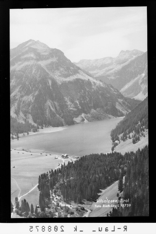 Vilsalpsee, Tirol : [Vilsalpsee gegen Rote Spitze und Kastenkopf]