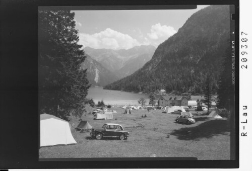 [Zeltplatz beim Hotel Seespitze am Plansee / Tirol]