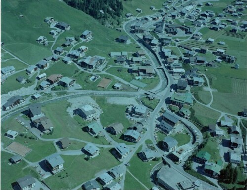 Straßenplanung, Luftaufnahmen Lech am Arlberg