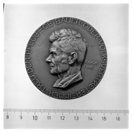 Jodok Fink - Medaille
