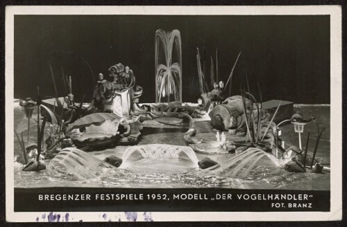 Bregenzer Festspiele 1952, Modell 