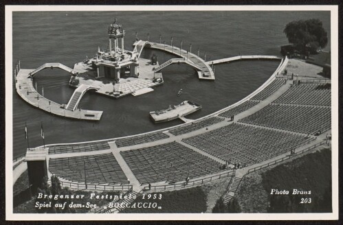Bregenzer Festspiele 1953 : Spiel auf dem See 