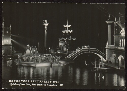 Bregenzer Festspiele 1955 : Spiel auf dem See 