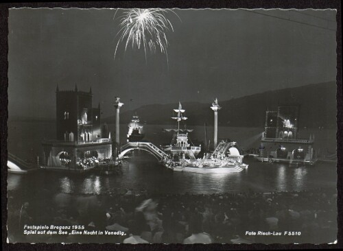 Festspiele Bregenz 1955 : Spiel auf dem See 