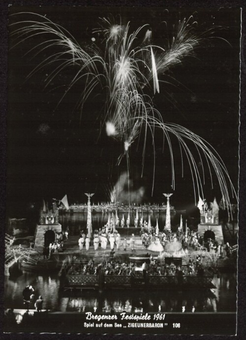 Bregenzer Festspiele 1961 : Spiel auf dem See 