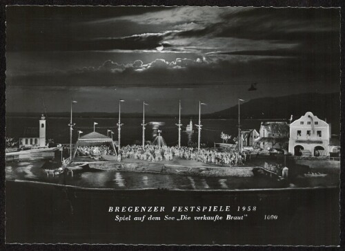 Bregenzer Festspiele 1958 : Spiel auf dem See 