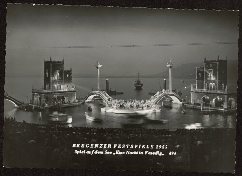 Bregenzer Festspiele 1955 : Spiel auf dem See 