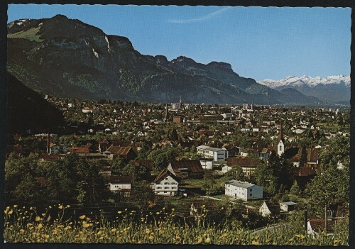 [Dornbirn] : [Gartenstadt Dornbirn geg. Breiter Berg, Schuttannen und Schweizer Berge ...]