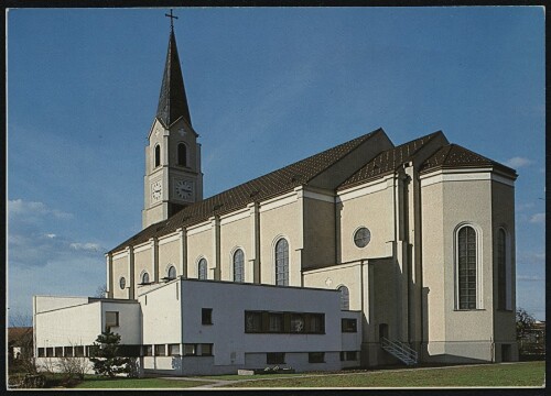 [Dornbirn] : [Dornbirn-Hatlerdorf / Vorarlberg Pfarrkirche St. Leopold, 1860-1866 in neuromanisch-pompejanischem Stil erbaut ...]