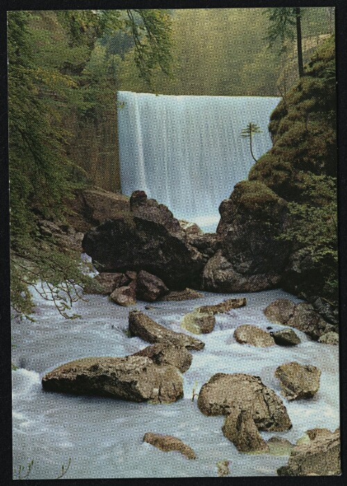 [Dornbirn] : [Wasserfall in der Rappenlochschlucht ...]