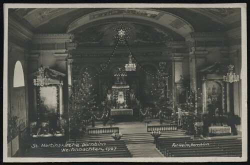 St. Martinskirche Dornbirn : Weihnachten 1927