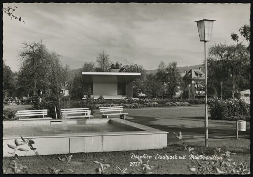 Dornbirn Stadtpark mit Musikpavillon