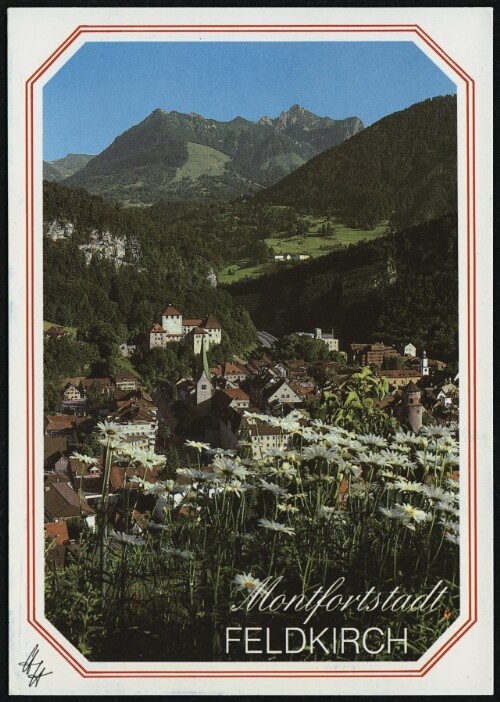 Feldkirch : Montfortstadt : [Montfortstadt Feldkirch gegen Gurtisspitze, Vorarlberg, Österreich ...]