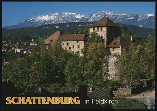 Schattenburg in Feldkirch : [Feldkirch, Schattenburg von Südosten gegen die Kreuzberge (Schweiz) Vorarlberg, Österreich ...]