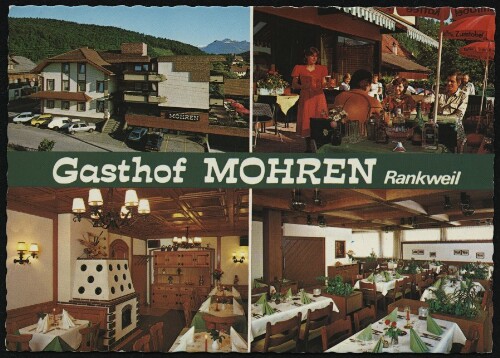 Gasthof Mohren Rankweil : [Gasthof Mohren Restaurant-Pension A-6830 Rankweil/Vorarlberg Familie Herburger Telefon (0 55 22) 44 2 75 ...]