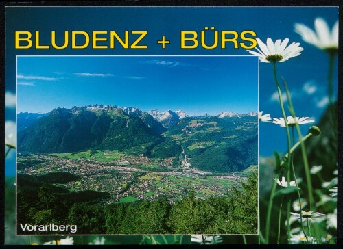 Bludenz + Bürs Vorarlberg : [Bludenz und Bürs gegen Rätikon, Vorarlberg, Österreich ...]