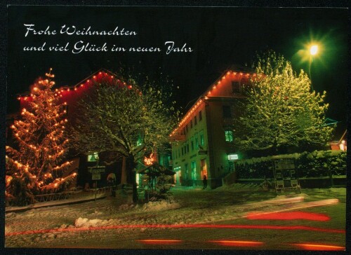 [Bludenz] Frohe Weihnachten und viel Glück im neuen Jahr : [Bludenz, Vorarlberg, Österreich ...]