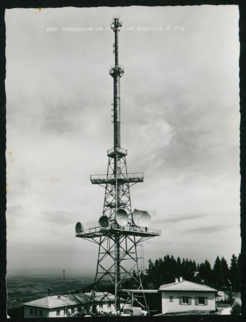 [Lochau] Fernsehturm am Pfänder bei Bregenz a. B. Vlbg.