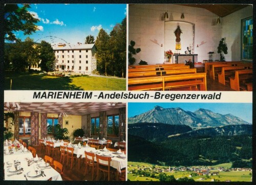 Marienheim - Andelsbuch - Bregenzerwald : [Marienheim in Andelsbuch Bregenzerwald ...]