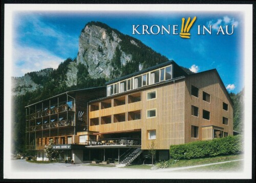 Krone in Au : [Krone in Au Fam. Lingg, A-6883 Au Tel +43 (0)5515 2201-0, Fax -201 Bregenzerwald, Österreich ...]