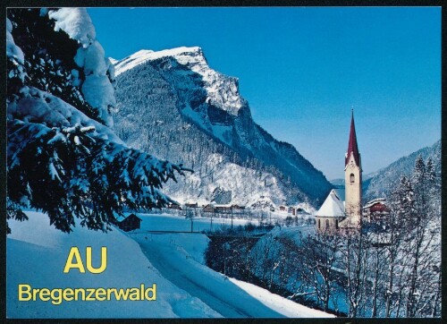 Au Bregenzerwald : [Au im Bregenzerwald gegen Kanisfluh, 2047 m Vorarlberg, Österreich ...]